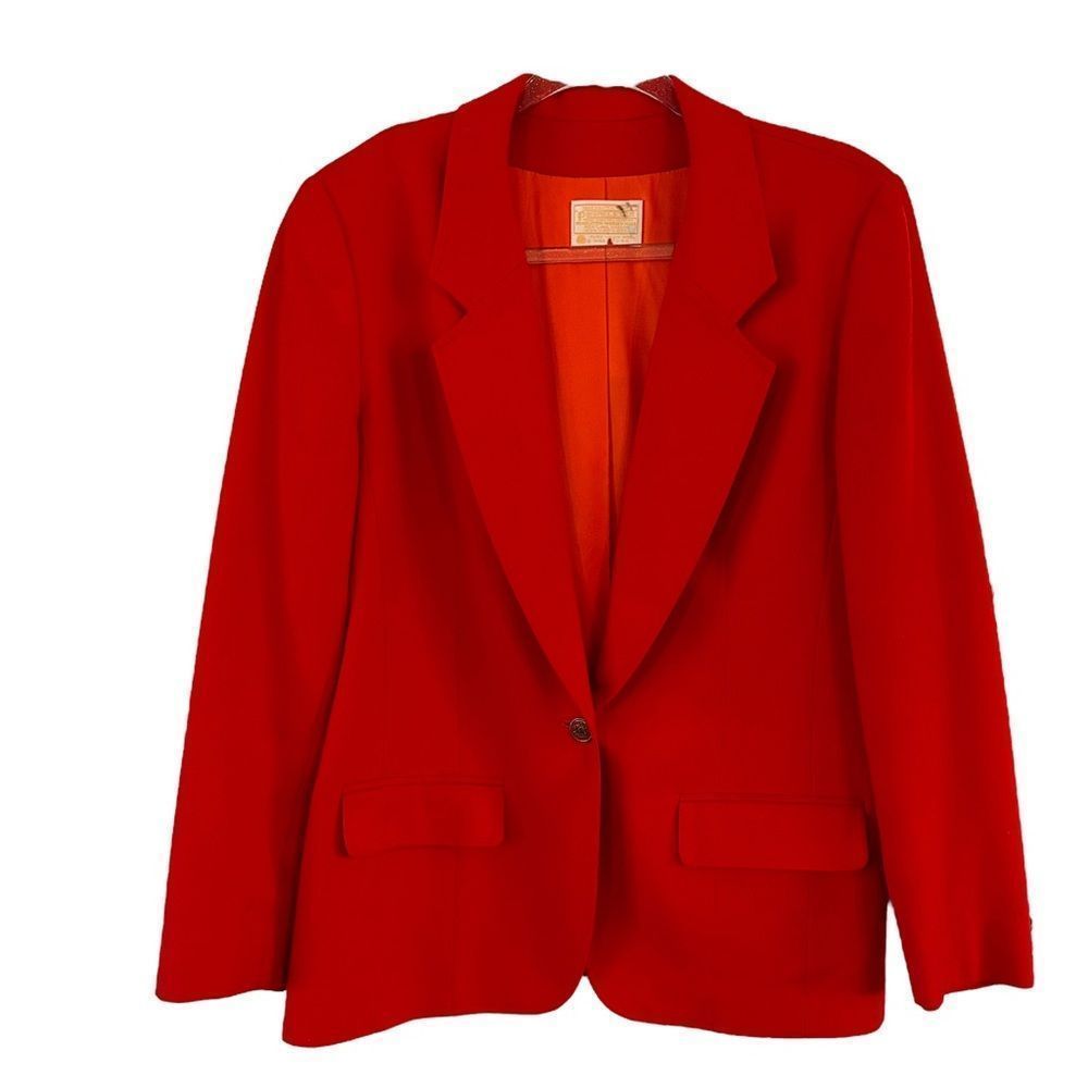 Pendleton Red Women's Blazer